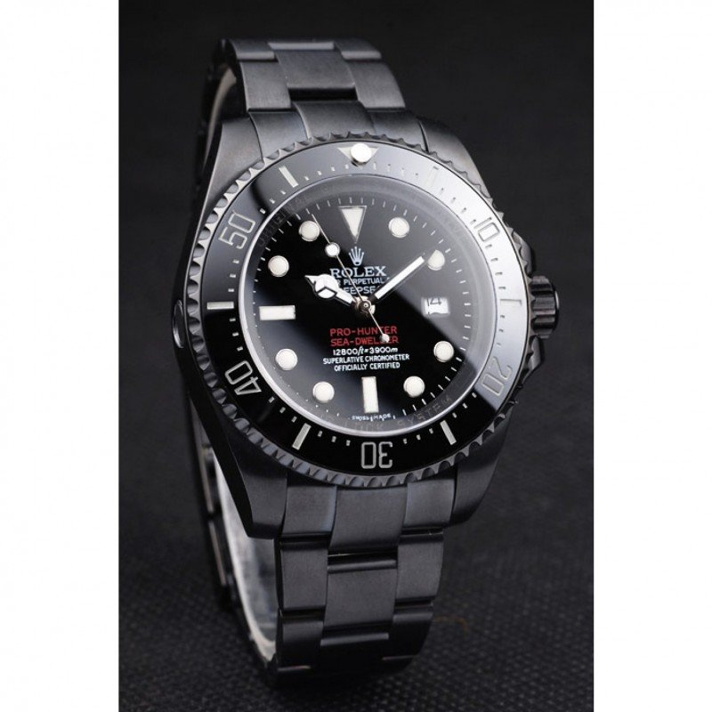 Superclone Rolex Deepsea 42mm Black Dial REP016819 $999.00