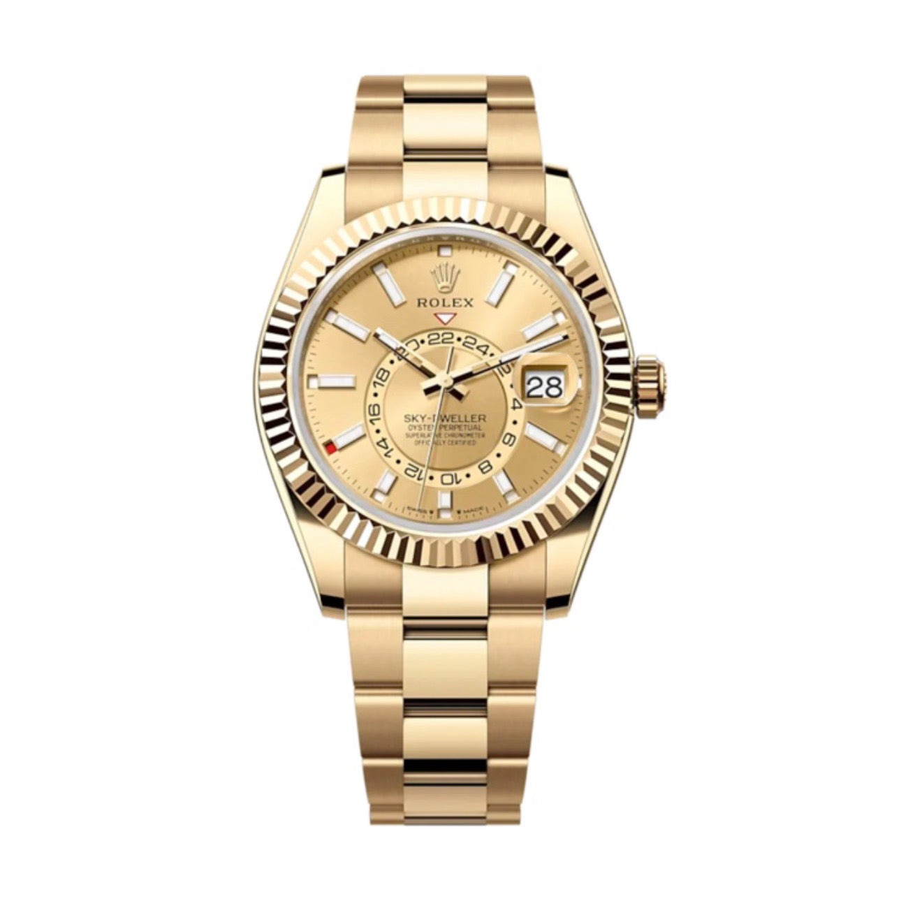 Superclone Rolex Sky-Dweller 42 mm Champagne Dial 336938 $1,099.00