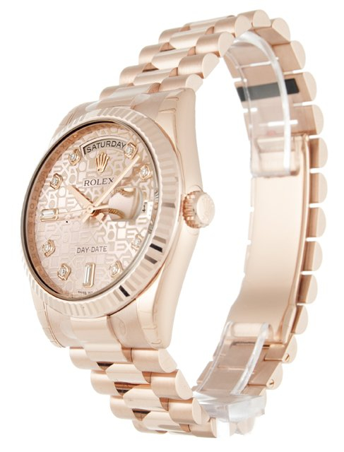 Rolex Day-Date 36mm Rose Dial 118235 F $399.00