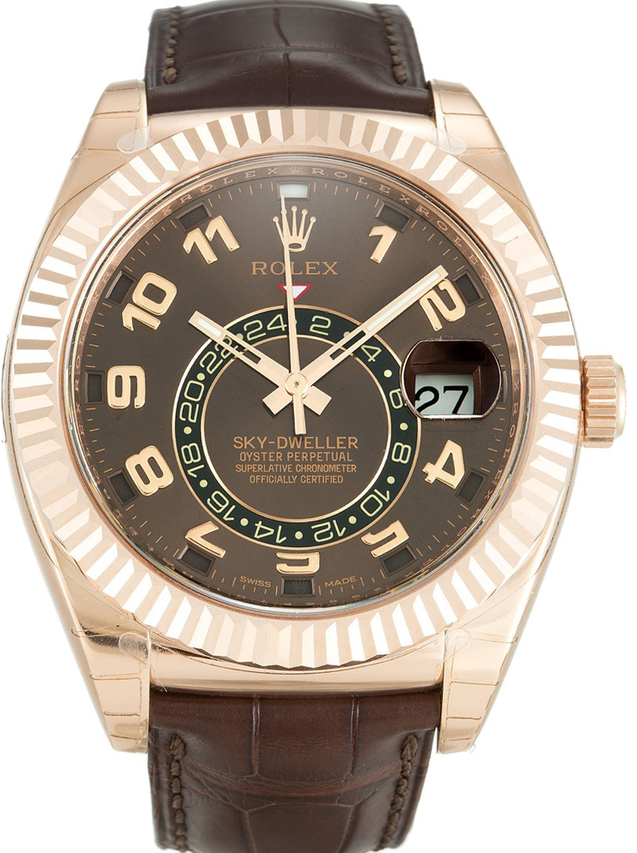 Rolex Sky-Dweller 42mm Brown Dial 326135 $399.00