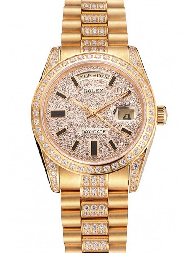 Superclone Rolex Day-Date 36mm White Dial REP016825 $999.00