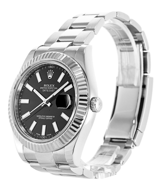 Rolex Datejust 41mm Black Dial 116334 $369