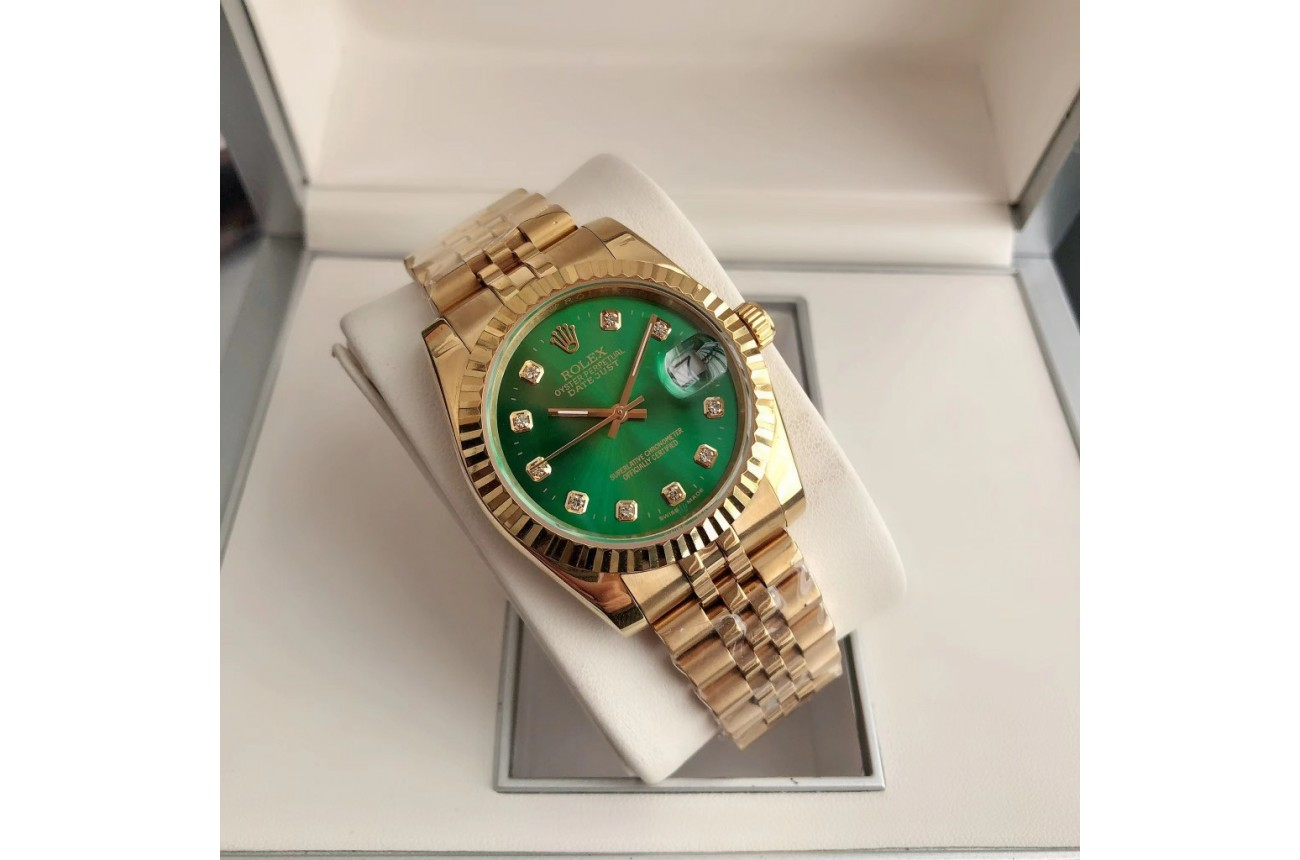 Rolex Datejust 3628mm RGRG Jub Green Dial $798.00