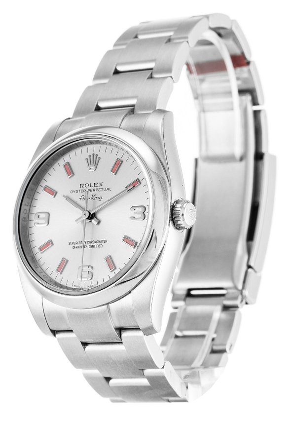 Rolex Air-King 34mm White Dial 114200-2 $399.00