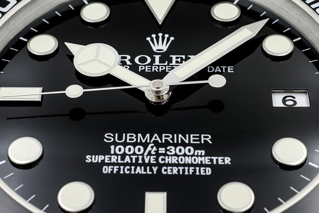 ROLEX WALL CLOCK – SUBMARINER $269.00 – $298.00