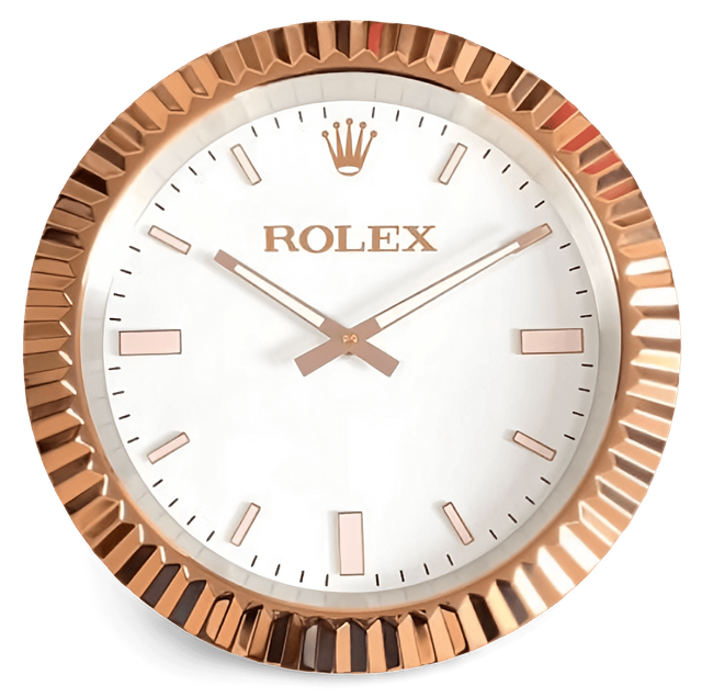 ROLEX WALL CLOCK – F1 ROSE GOLD OYSTER $269.00
