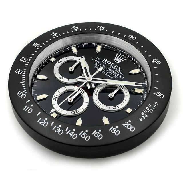 ROLEX WALL CLOCK – DAYTONA Reverse Panda $269.00
