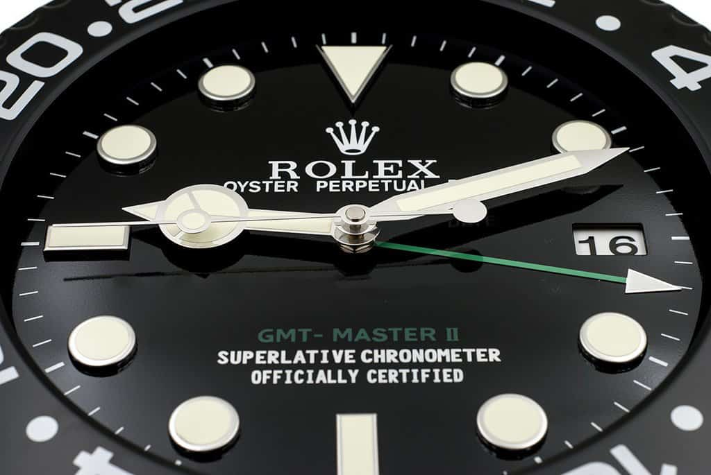 ROLEX WALL CLOCK – GMT MASTER II BLACK $269.00 – $298.00
