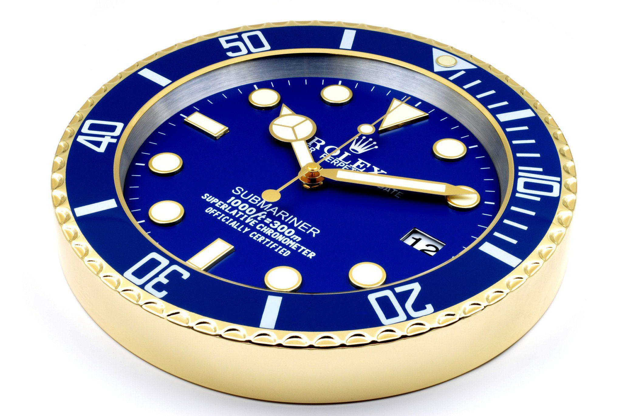 ROLEX WALL CLOCK – SUBMARINER BLUESY $269.00 – $298.00