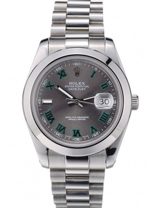 Superclone Rolex Datejust 41mm Rhodium Dial 126300 “Wimbledon” Smooth / Oyster