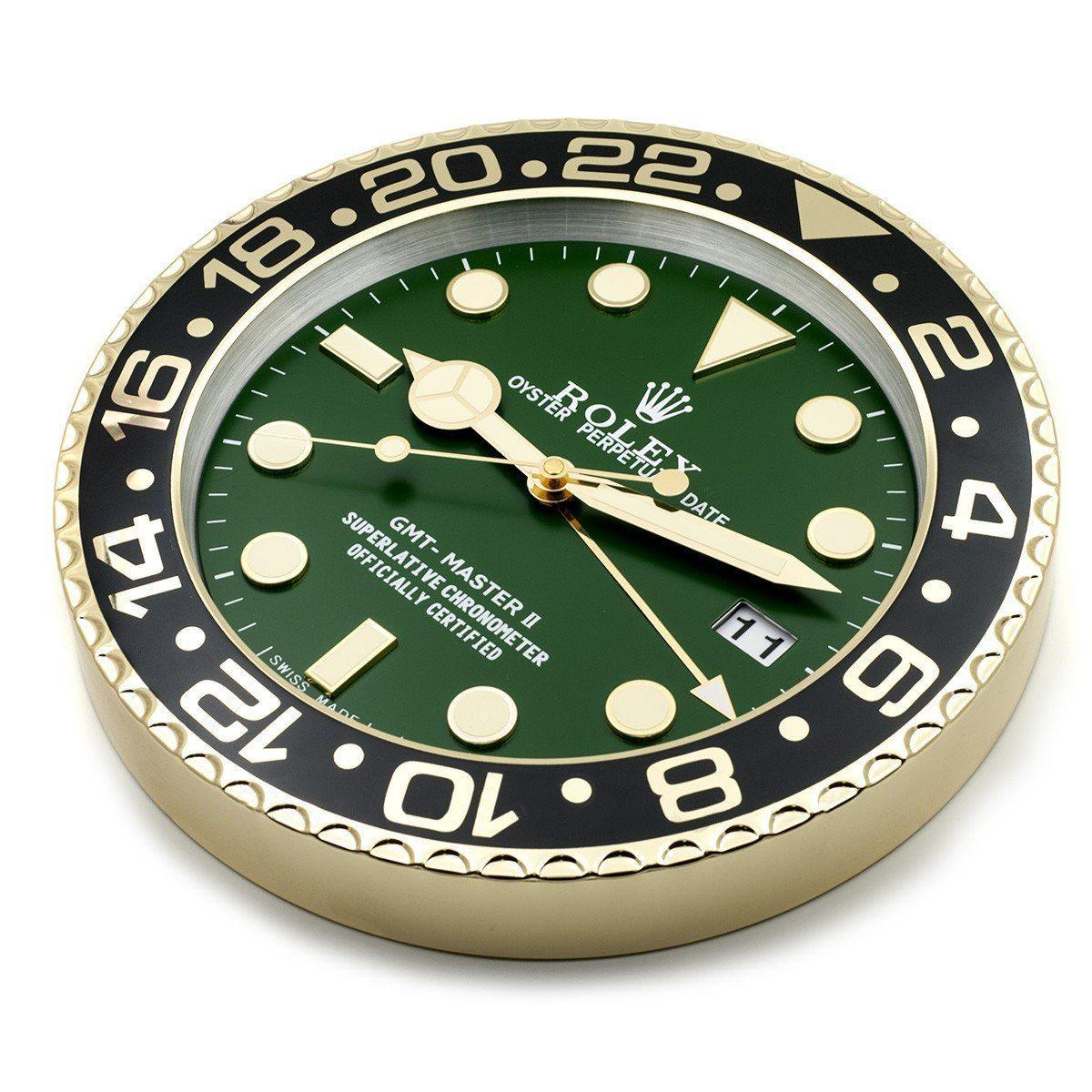 ROLEX WALL CLOCK – GMT MASTER II GOLD $269.00 – $298.00