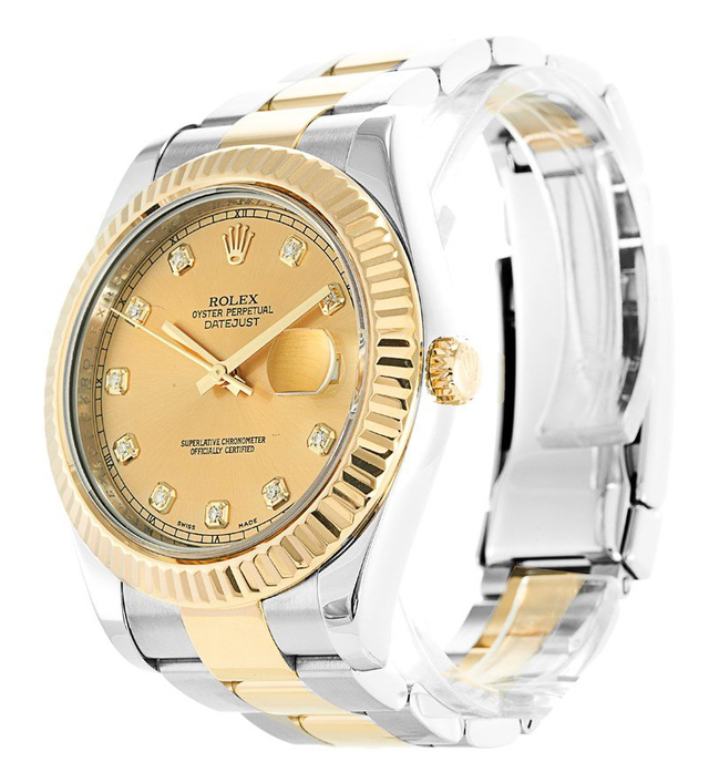 Rolex Datejust II 41mm Gold Dial 116333 $399.00