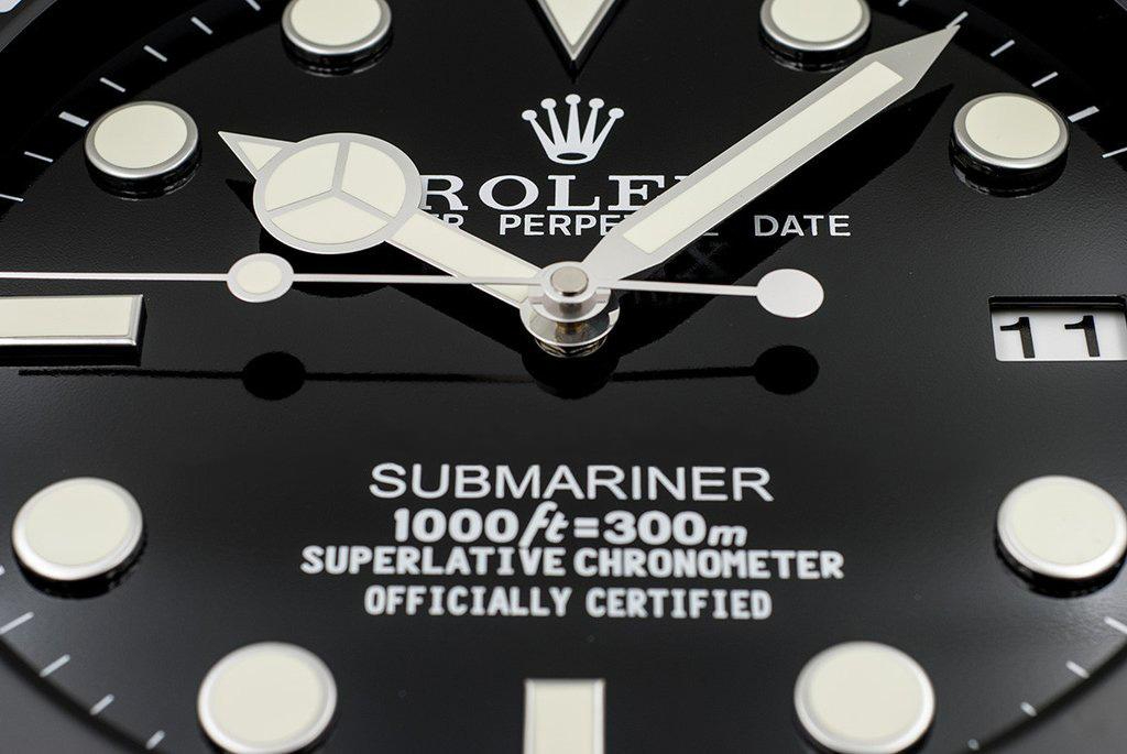 ROLEX WALL CLOCK – SUBMARINER BLACK $269.00 – $298.00