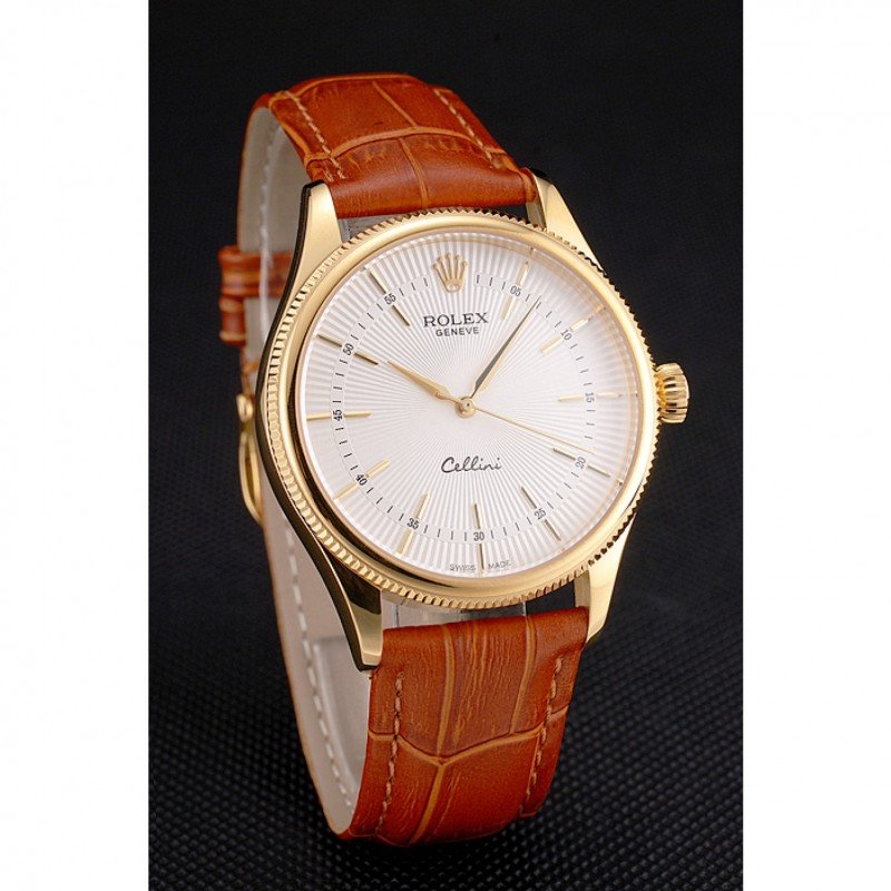 Superclone Rolex Cellini 38mm White Dial REP016793 $999.00