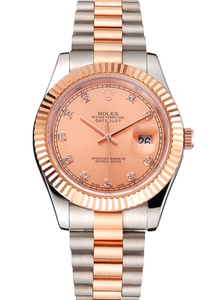 Superclone Rolex Datejust 41mm Rose-Gold Dial REP016816 $999.00