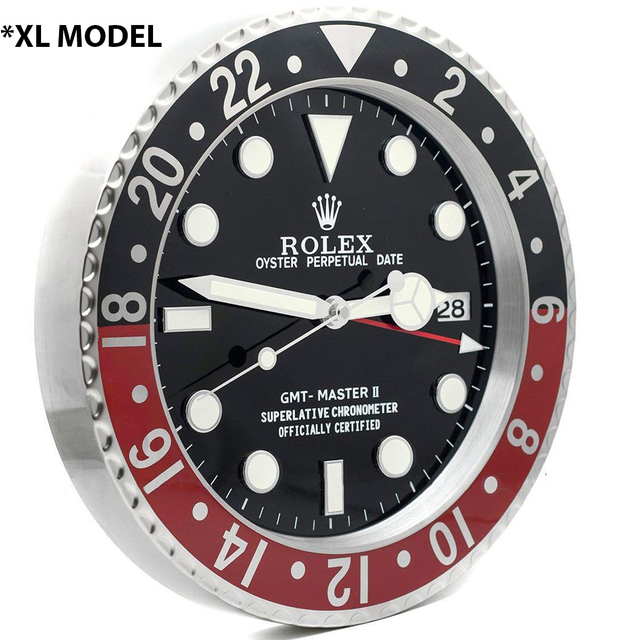 ROLEX WALL CLOCK – “XL” GMT MASTER II $299.00 – $328.00