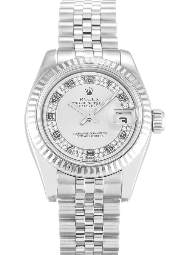 Rolex Lady-Datejust 26mm Silver Dial 179174 $399.00