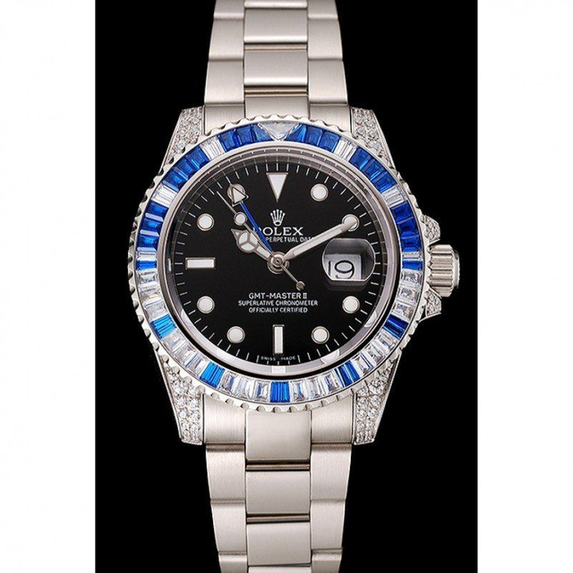 Superclone Rolex GMT-Master II 41mm Black Dial 1453747 $999.00