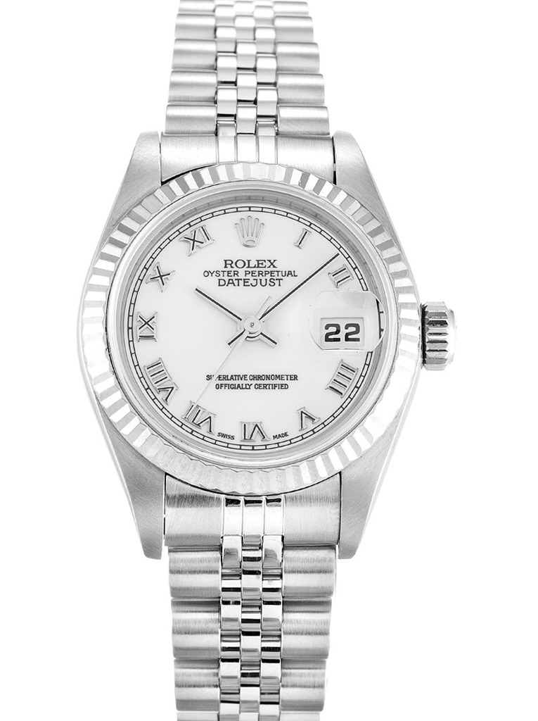Rolex Lady-Datejust 25mm White Dial 79174 $399.00