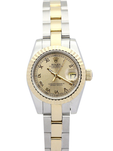 Rolex Lady-Datejust 26mm Yellow Gold Dial 179163 $399.00