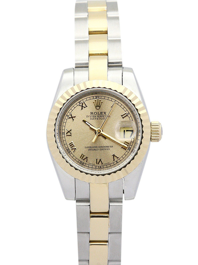 Rolex Lady-Datejust 26mm Yellow Gold Dial 179163 $399.00