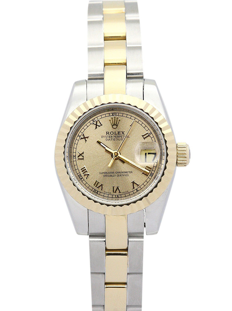 Rolex Lady-Datejust 26mm Yellow Gold Dial 179163 $399.00