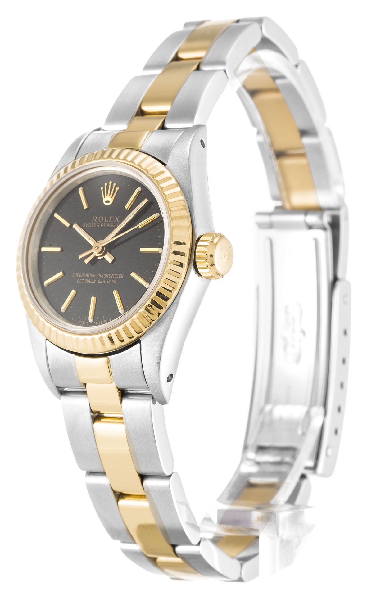 Rolex Oyster Perpetual Lady 24mm Black Dial 67193 $399.00
