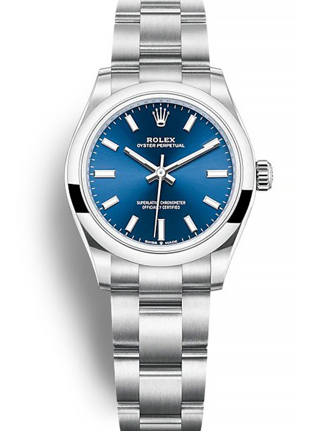 Rolex Oyster Perpetual Lady 31mm Blue Dial 277200 $399.00