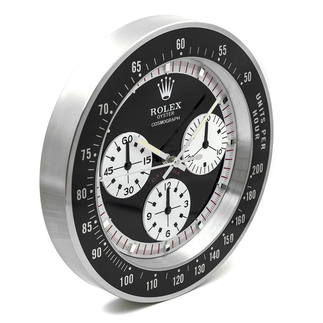 ROLEX WALL CLOCK – DAYTONA PAUL NEWMAN BLACK $269.00