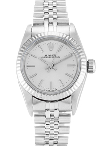 Rolex Oyster Perpetual Lady 24mm Silver Dial 67194 $399.00