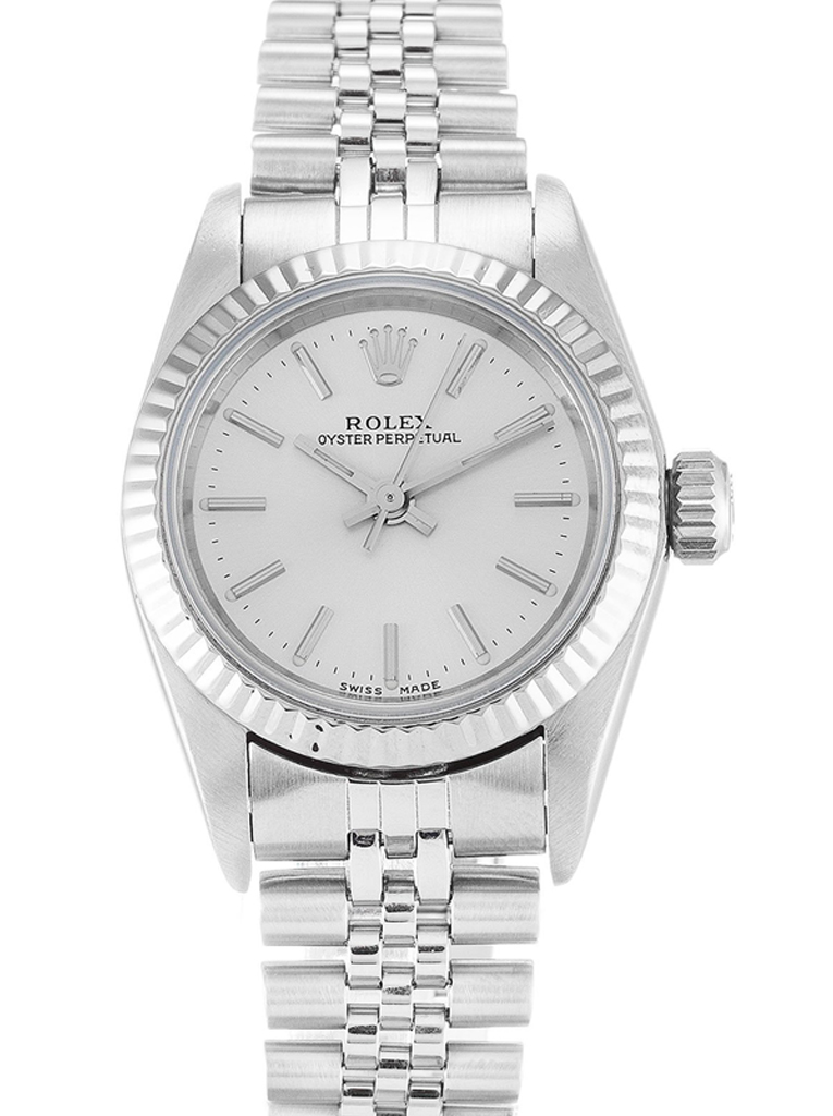 Rolex Oyster Perpetual Lady 24mm Silver Dial 67194 $399.00