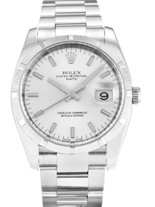 Rolex Oyster Perpetual Date 34mm Silver Dial 115210 $399.00