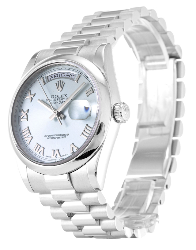 Rolex Day-Date 36mm Blue Dial 118206 $399.00