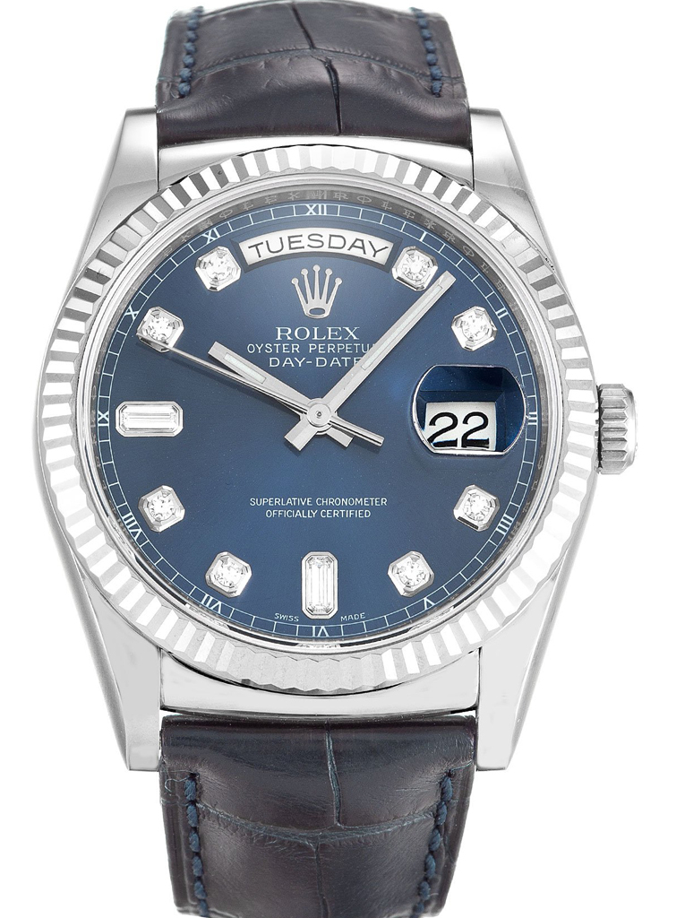 Rolex Day-Date 36mm Blue Dial 118139 $399.00