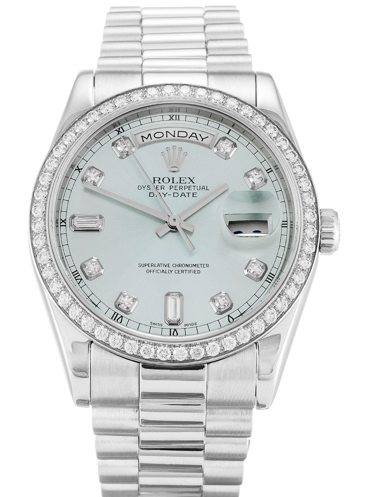 Rolex Day-Date 36mm Blue Dial 118346 $399.00