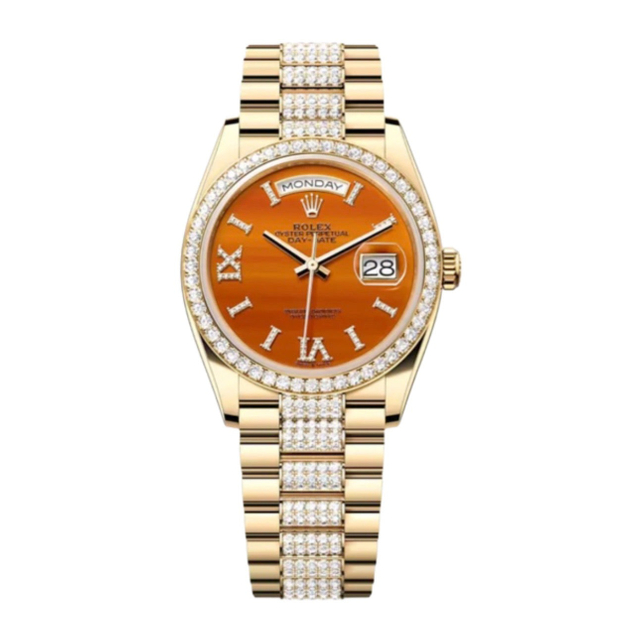 Superclone Rolex Day-Date 36 mm Carnelian Dial 228348RBR $1,099.00