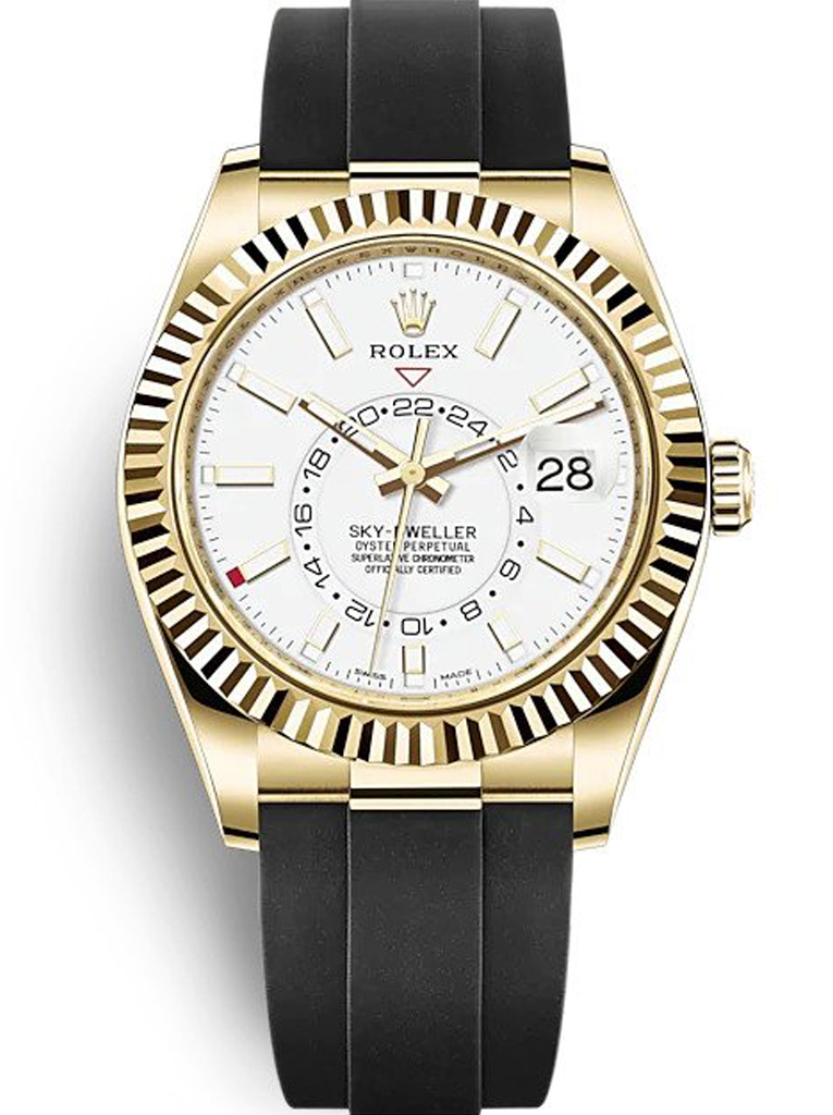 Rolex Sky-Dweller 42mm White Dial 326238 $382.00