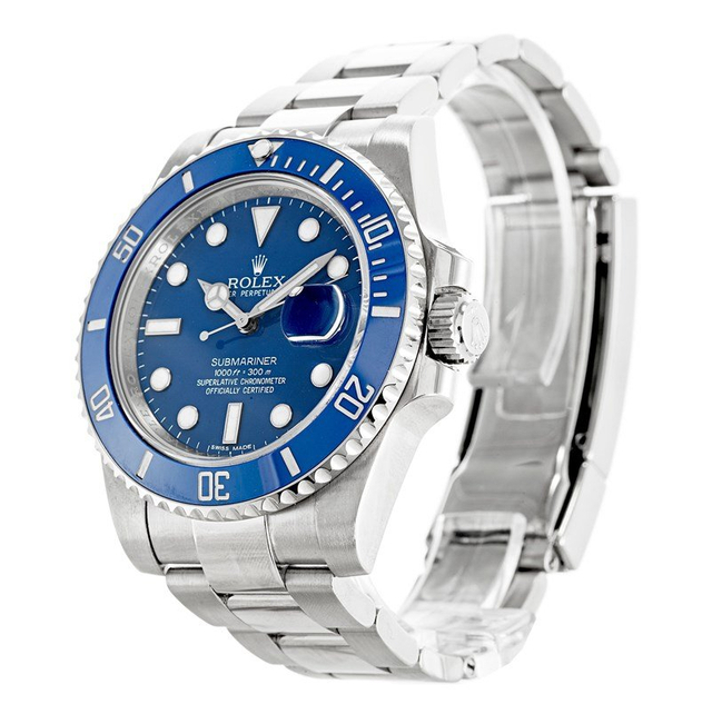 Rolex Submariner 40mm Blue Dial 116619LB “Smurf” $399.00