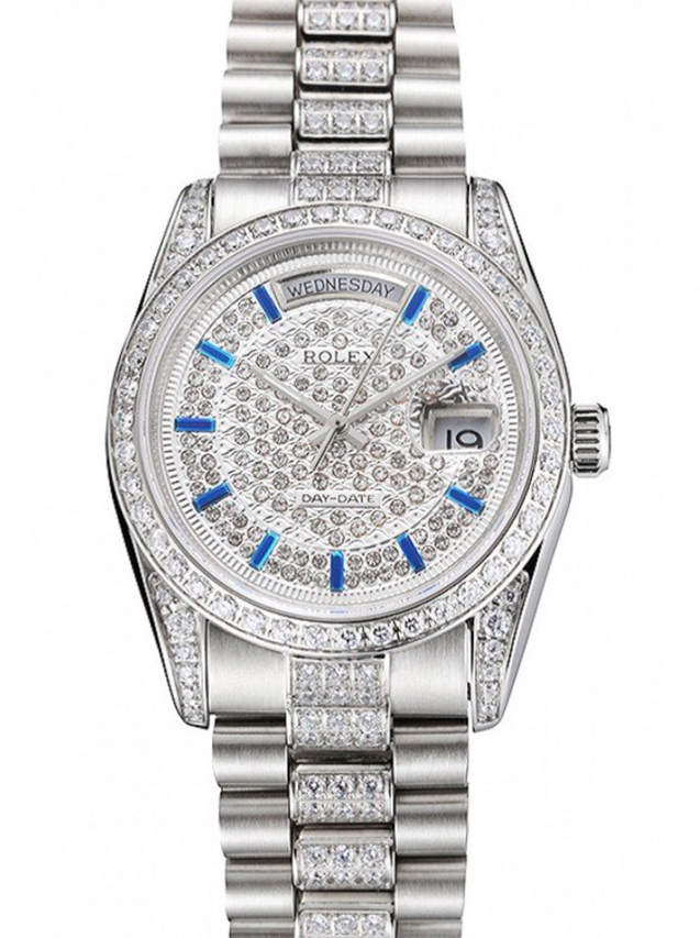 Superclone Rolex Day-Date 36mm White Dial REP016824 $999.00