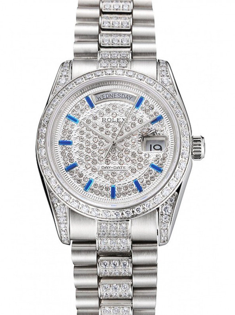 Superclone Rolex Day-Date 36mm White Dial REP016824 $999.00