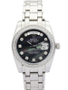 Rolex Day-Date 36mm Black Dial 118346 $399.00