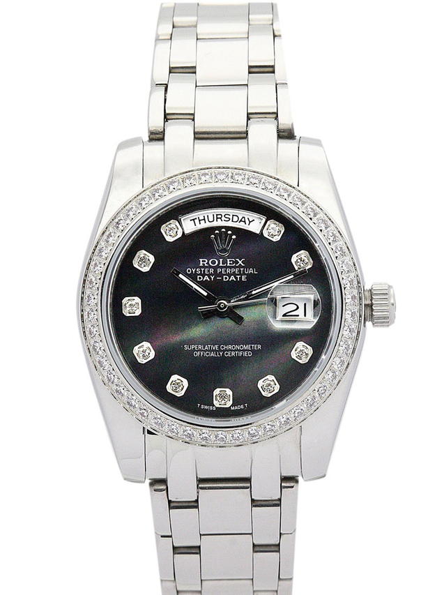 Rolex Day-Date 36mm Black Dial 118346 $399.00