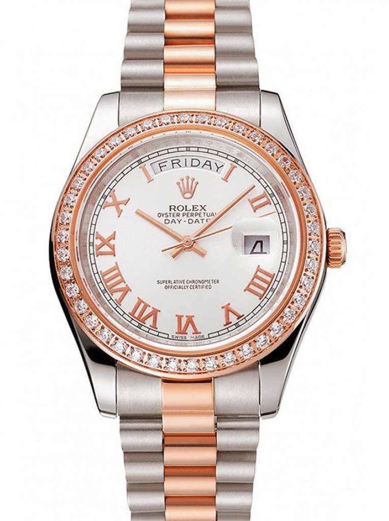 Superclone Rolex Day-Date 41mm White Dial 1454108 $999.00