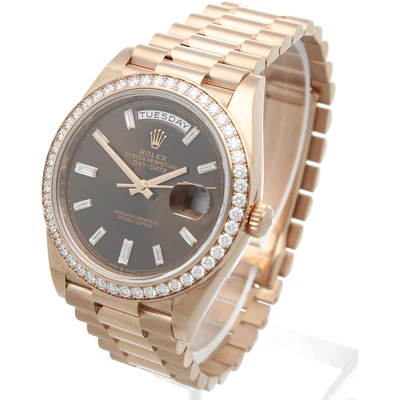 Superclone Rolex Day-Date 40 mm Chocolate Dial 228345RBR $1,099.00