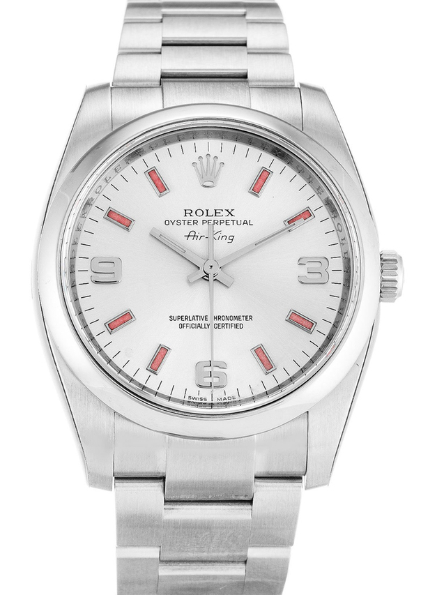 Rolex Air-King 34mm White Dial 114200-2 $399.00