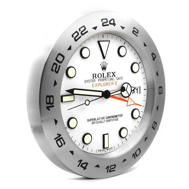 ROLEX WALL CLOCK – EXPLORER 2 WHITE $269.00 – $298.00