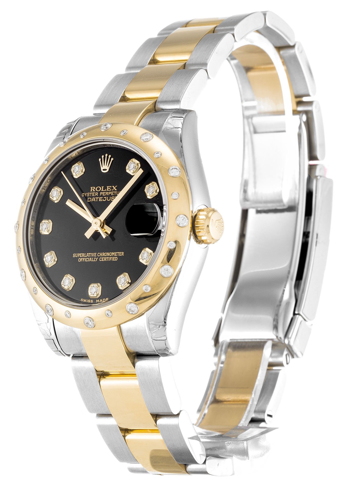 Rolex Datejust Mid-Size 31mm Black Dial 178343 $399.00