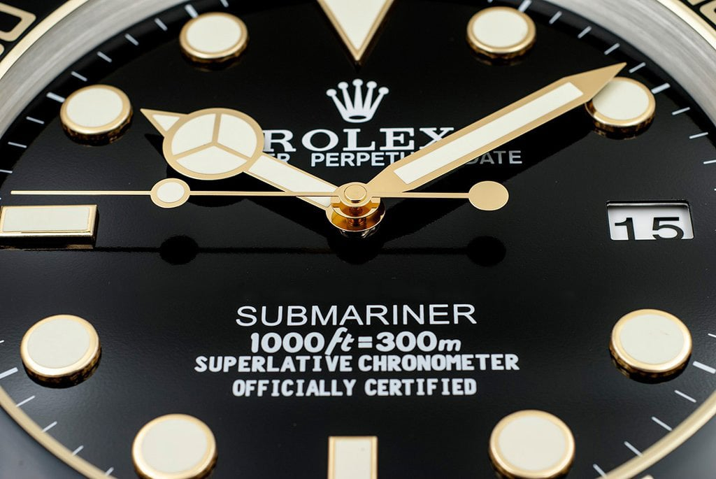 ROLEX WALL CLOCK – “XL” SUBMARINER $299.00 – $328.00