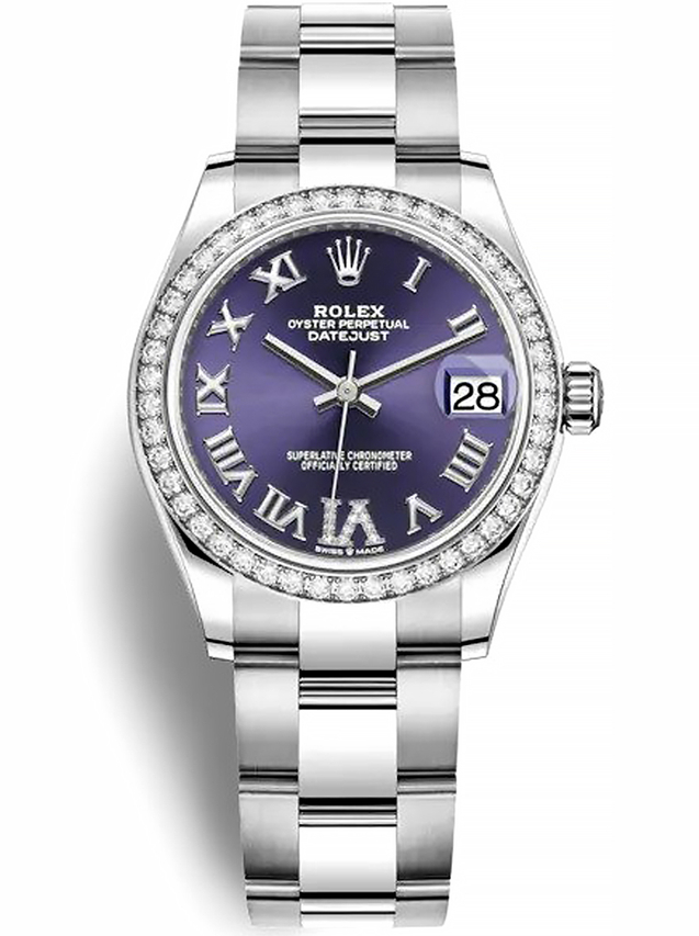 Rolex Datejust 31mm Aubergine Dial 278384RBR $359.00