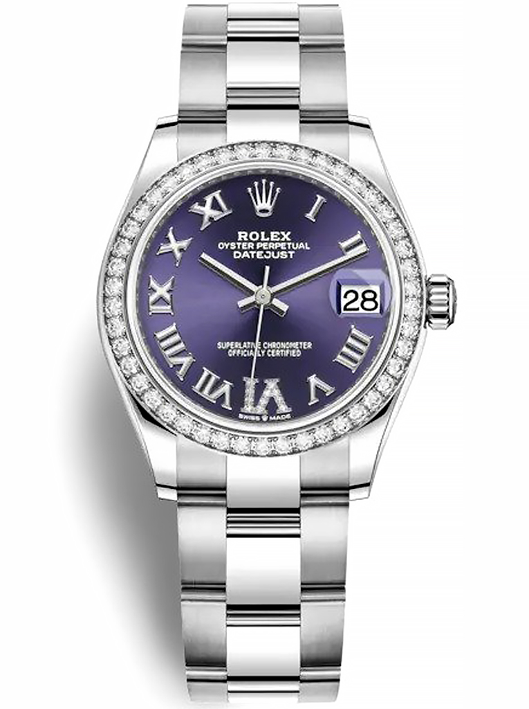 Rolex Datejust 31mm Aubergine Dial 278384RBR $359.00